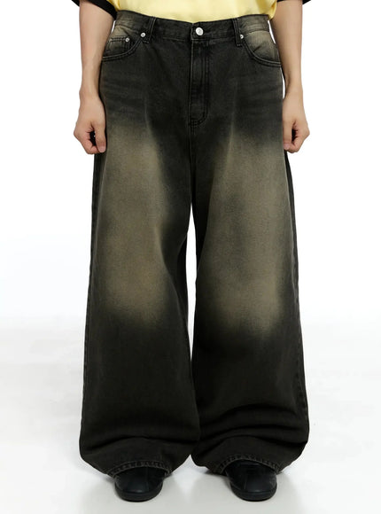 mens-baggy-jeans-ig520 / Black