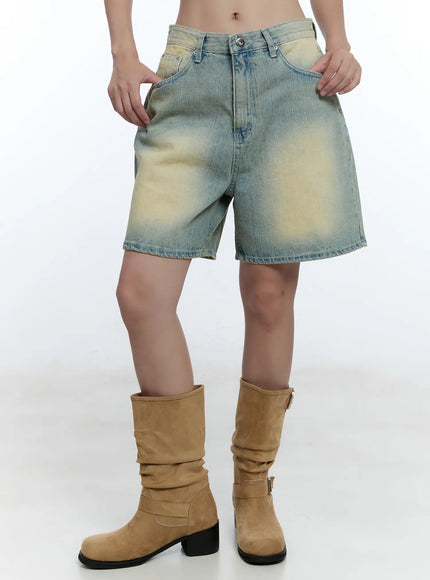 vintage-wash-jorts-cu527 / Light blue