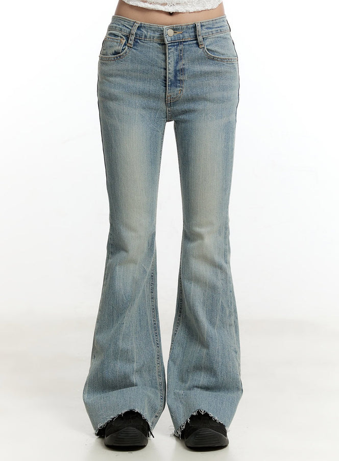 cassandra-slim-fit-flared-jeans-cy506 / Light blue