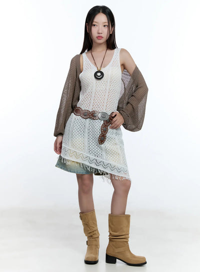 tassel-asymmetric-midi-dress-cu527 / White