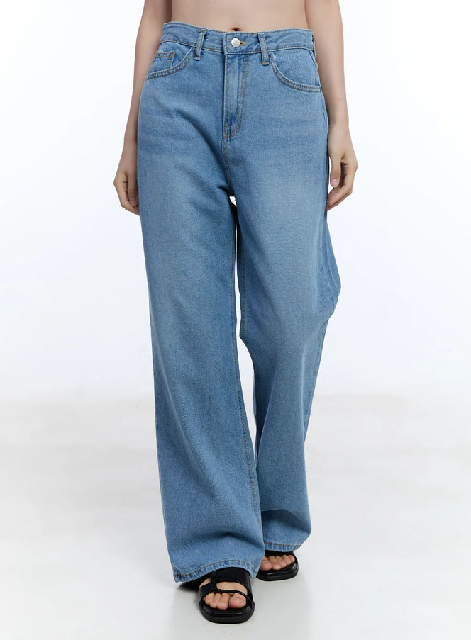 jisoo-straight-fit-jeans-cu513 / Blue