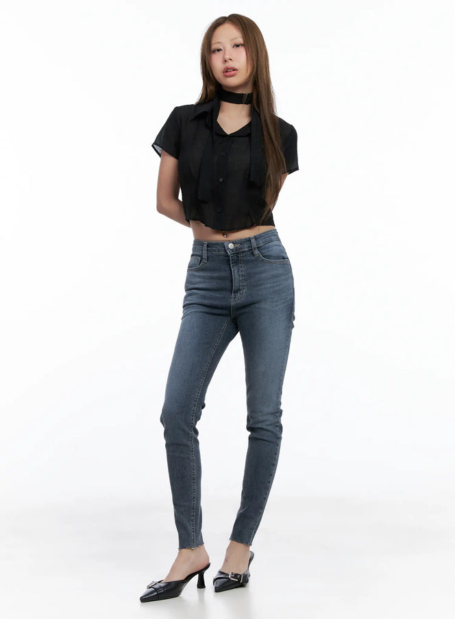 eunji-skinny-denim-jeans-cl510 / Blue