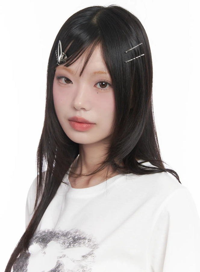 chic-hair-clip-set-cu520 / silver