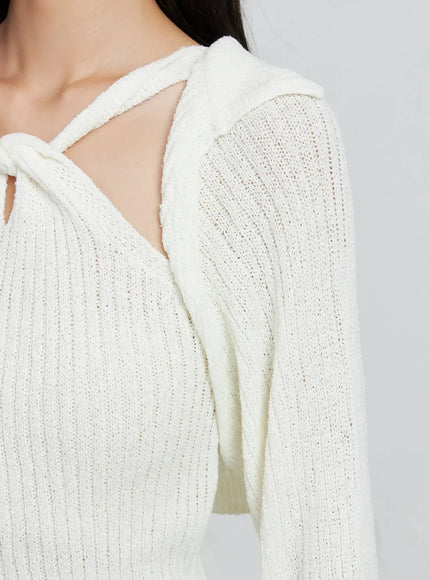 Classic Knit Bolero Cardigan IO530