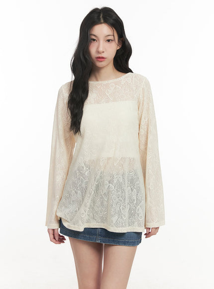 butterfly-lace-sheer-long-sleeve-top-cf513
