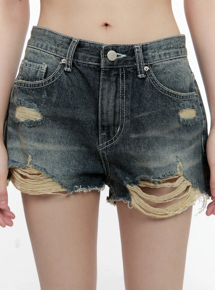 distressed-vintage-wash-denim-shorts-cl507