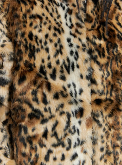 Oversized Faux Fur Jacket CO529