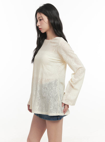 butterfly-lace-sheer-long-sleeve-top-cf513
