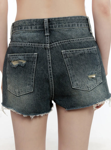 distressed-vintage-wash-denim-shorts-cl507