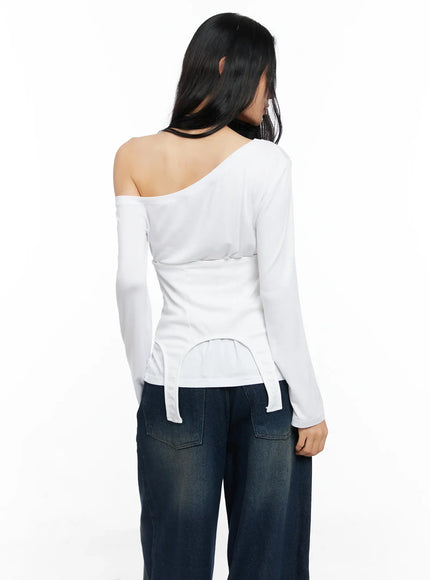asymmetrical-corset-long-sleeve-tee-co528