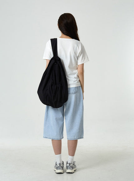 Basic Long Denim Shorts CU7