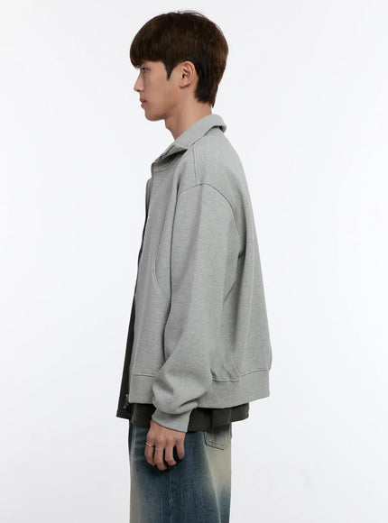 Men's Classic Two-Way Zip-Up Jacket IS529