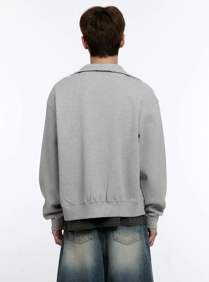 Men's Classic Two-Way Zip-Up Jacket IS529