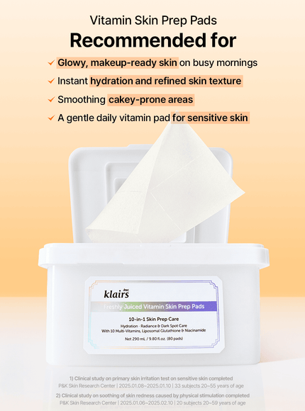 Freshly Juiced Vitamin Skin Prep Pads (290ml, 80ea)