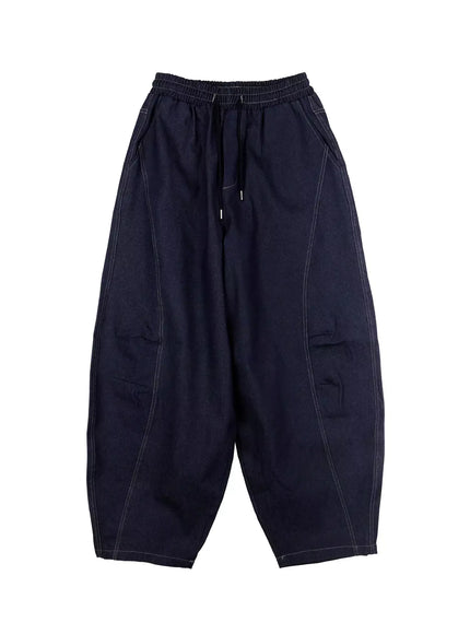 ayra-graphic-baggy-jeans-co516 / Dark blue