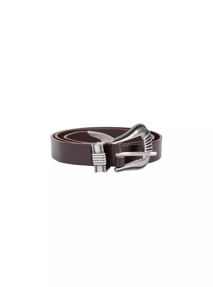 mens-vintage-western-belt-il516 / Dark brown