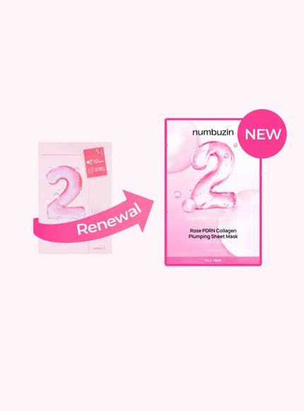 No.2 Rose PDRN Collagen Plumping Sheet Mask (1ea / 33ml)