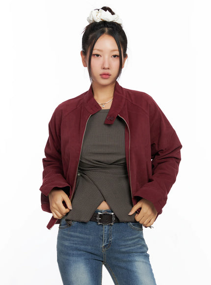 Cotton Raglan Sleeve Jacket CO514