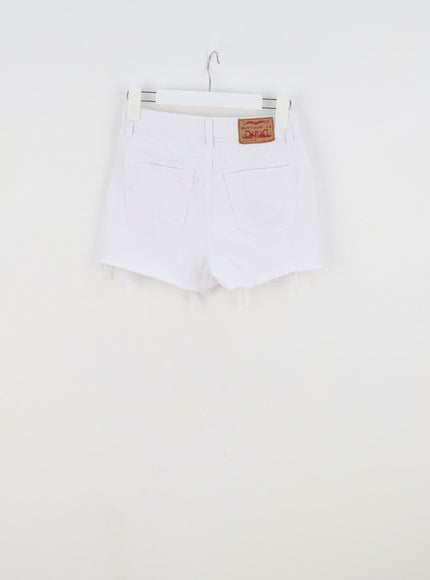 Slim Fit Ripped Shorts BY303