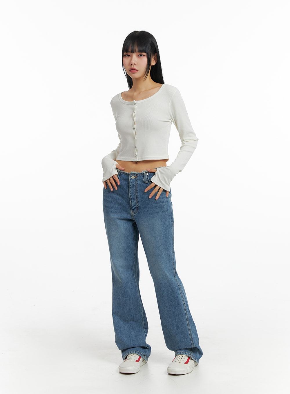 waist-distressed-flared-jeans-im414