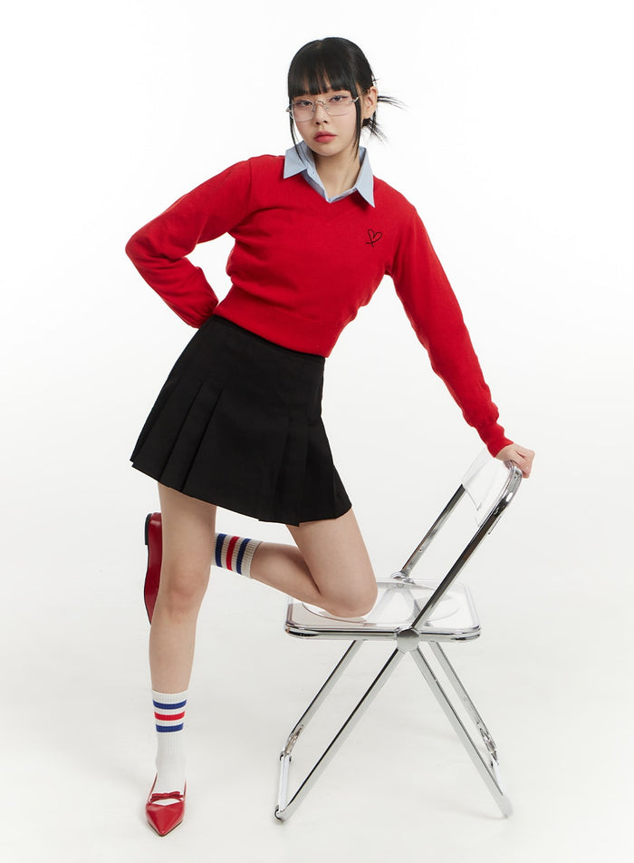 cotton-pleated-mini-skirt-im406