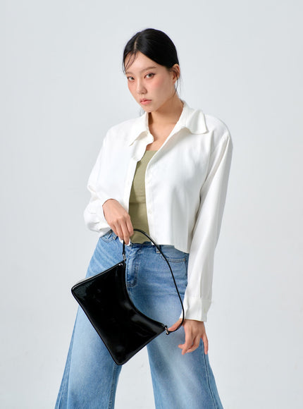 Cropped Button Shirt IJ331