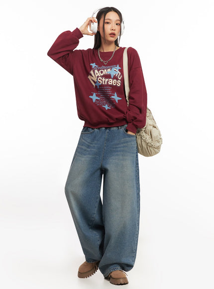 Janet Wide-Fit Baggy Jeans IA507