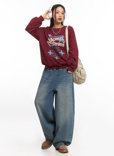 Janet Wide-Fit Baggy Jeans IA507