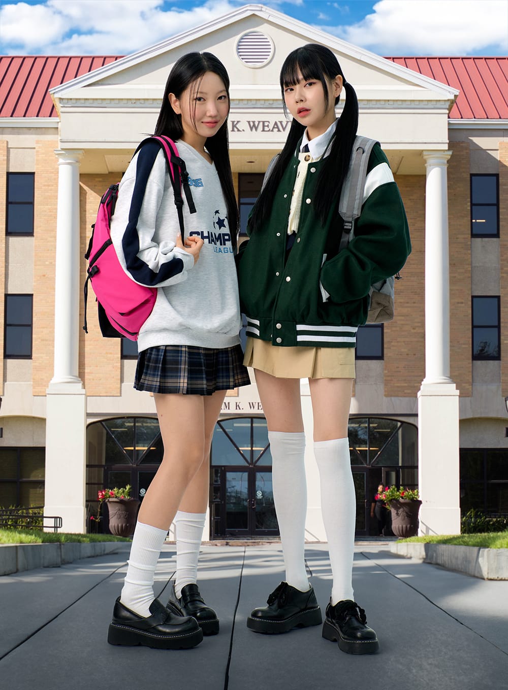 check-pleated-mini-skirt-ig312