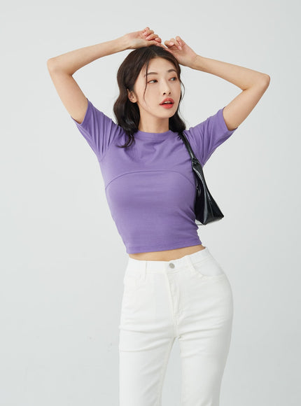S-Line Crop T-Shirt IU26