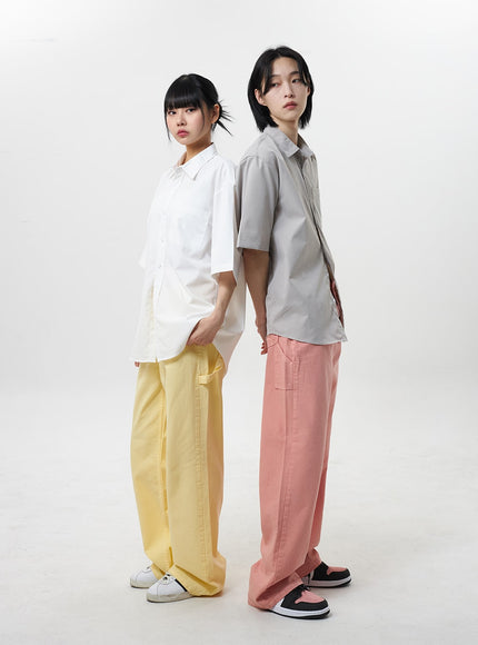 Color Cotton Pants Unisex CY318