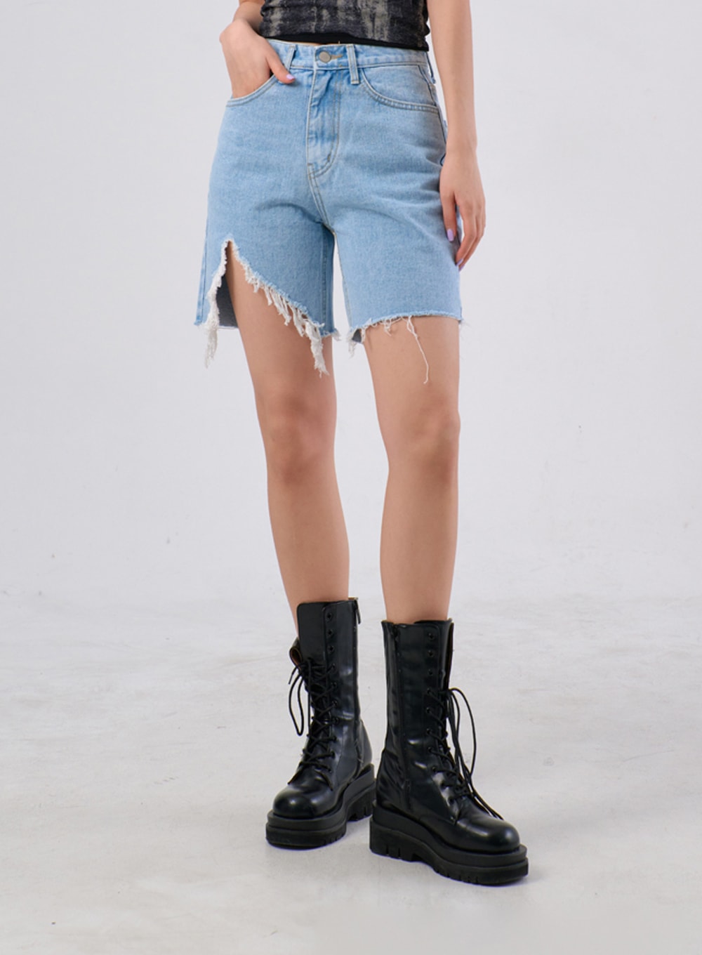 【SATIIIZ】Elk Washed Denim Gymsack Denim Skirts – Page 4 – washlabshop