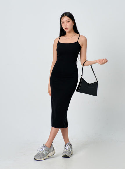 Thin Strap Maxi Dress IJ330