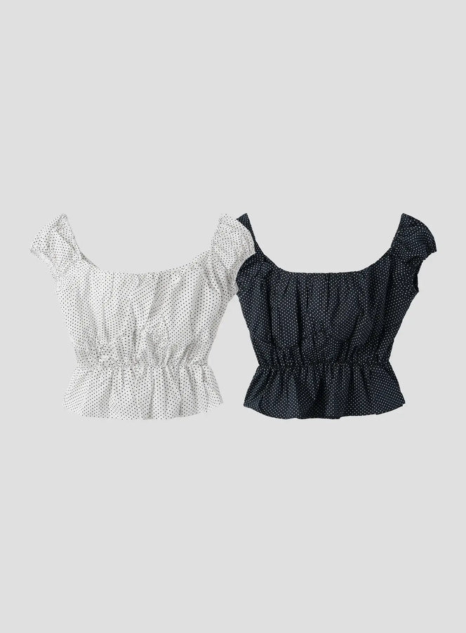 polka-dot-sleeveless-blouse-iu526