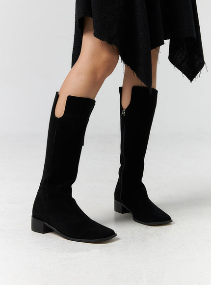 zip-up-suede-knee-high-boots-cs305