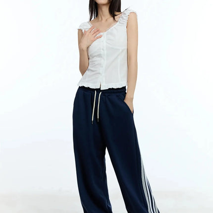striped-adjustable-sweatpants-iu525