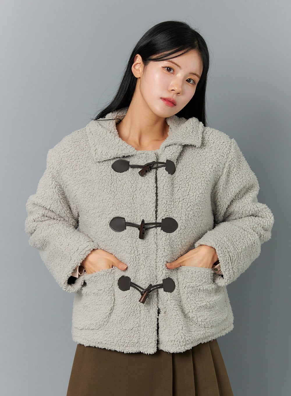 Sherpa on sale toggle coat