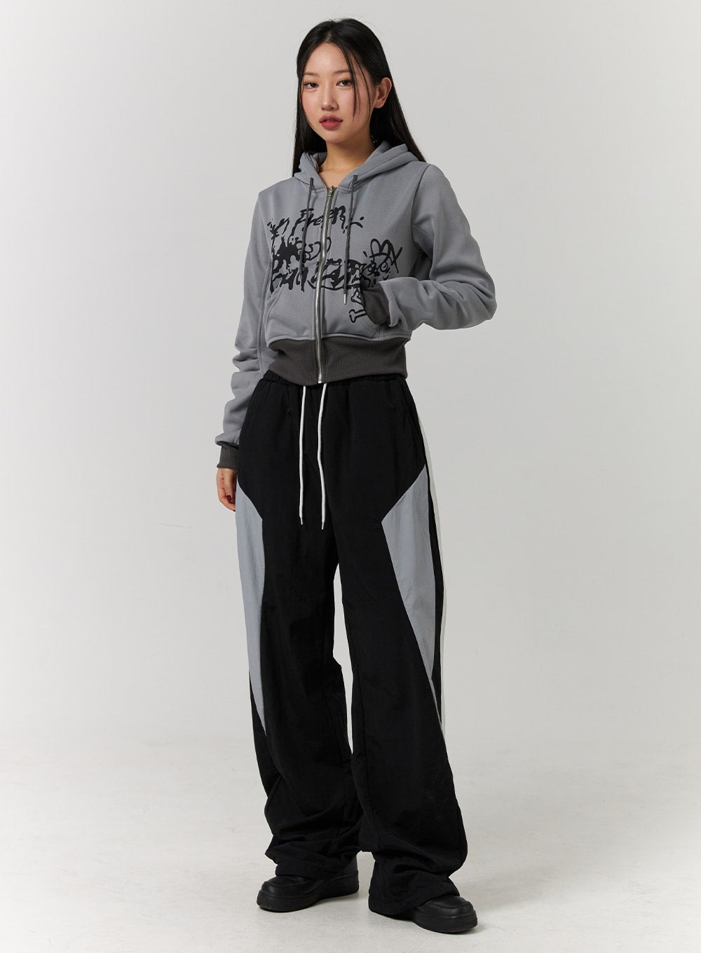 Buy track pants in black color for women at