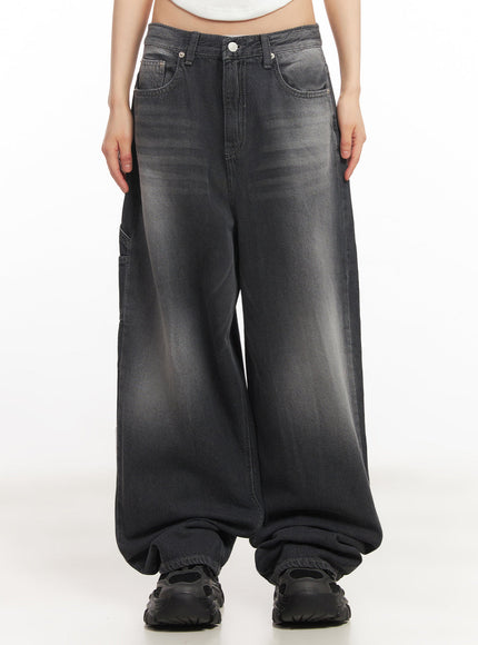 mariana-washed-wide-leg-jeans-ia528 / Black