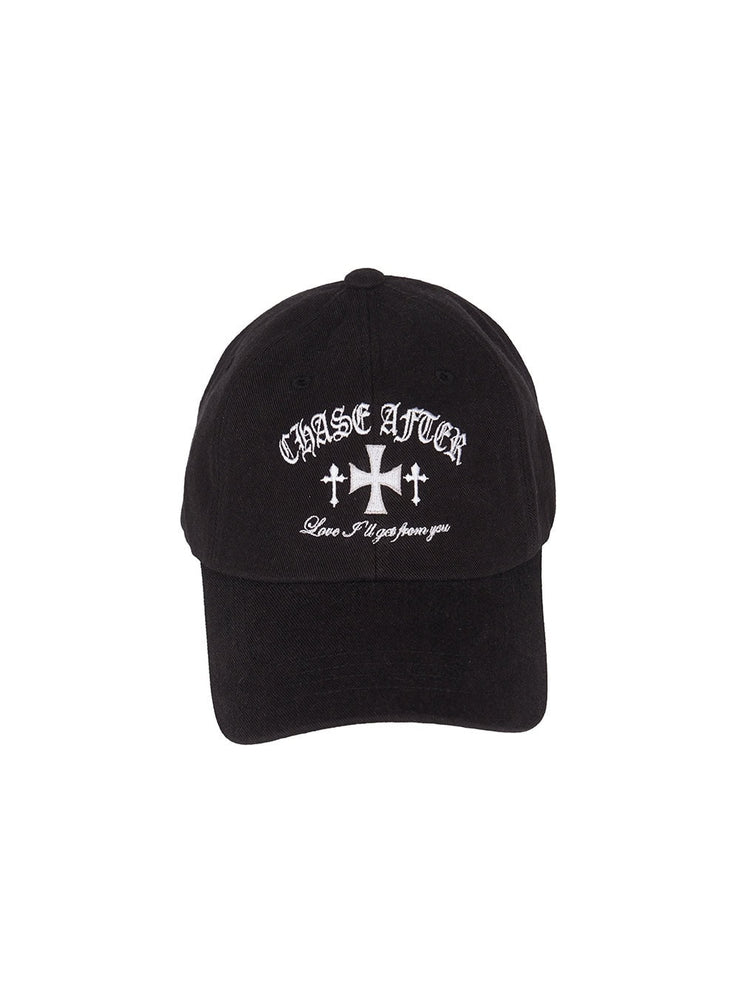 mens-embroidered-graphic-cap-iy506 / Black