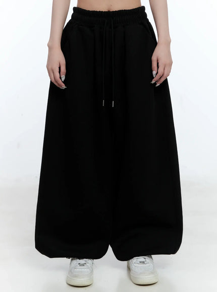 Wide-Leg Relaxed-Fit Track Pants CL530