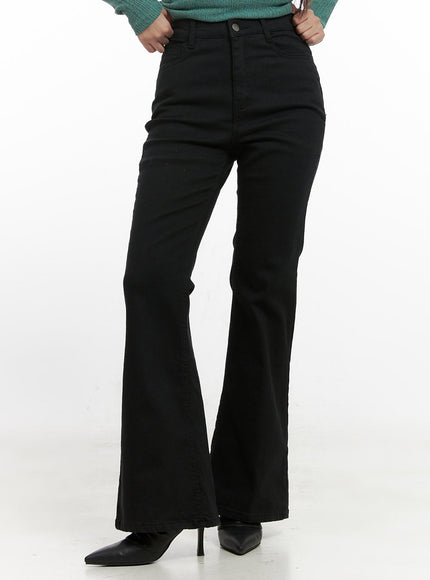 comfy-slim-fit-trousers-cn413 / Black