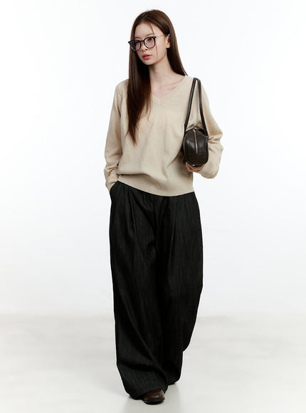 paula-pintuck-wide-leg-jeans-cm521 / Black