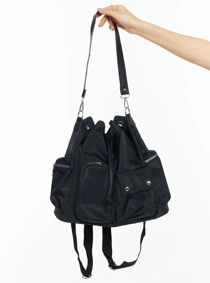 two-way-crossbody-shoulder-bag-ca513 / Black