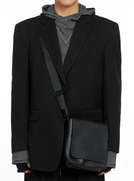 mens-classic-crossbody-bag-is502 / Black