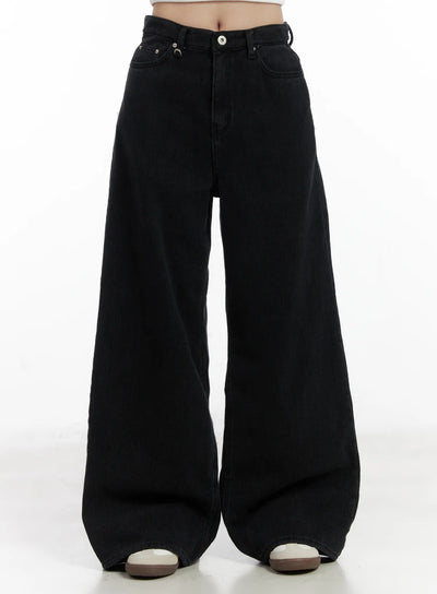 arleth-wide-leg-jeans-cn527 / Black