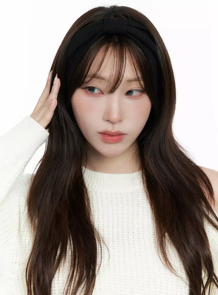 twist-knot-hairband-in514 / Black