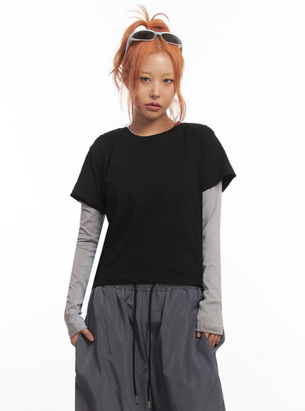 essential-cotton-t-shirt-im528 / Black