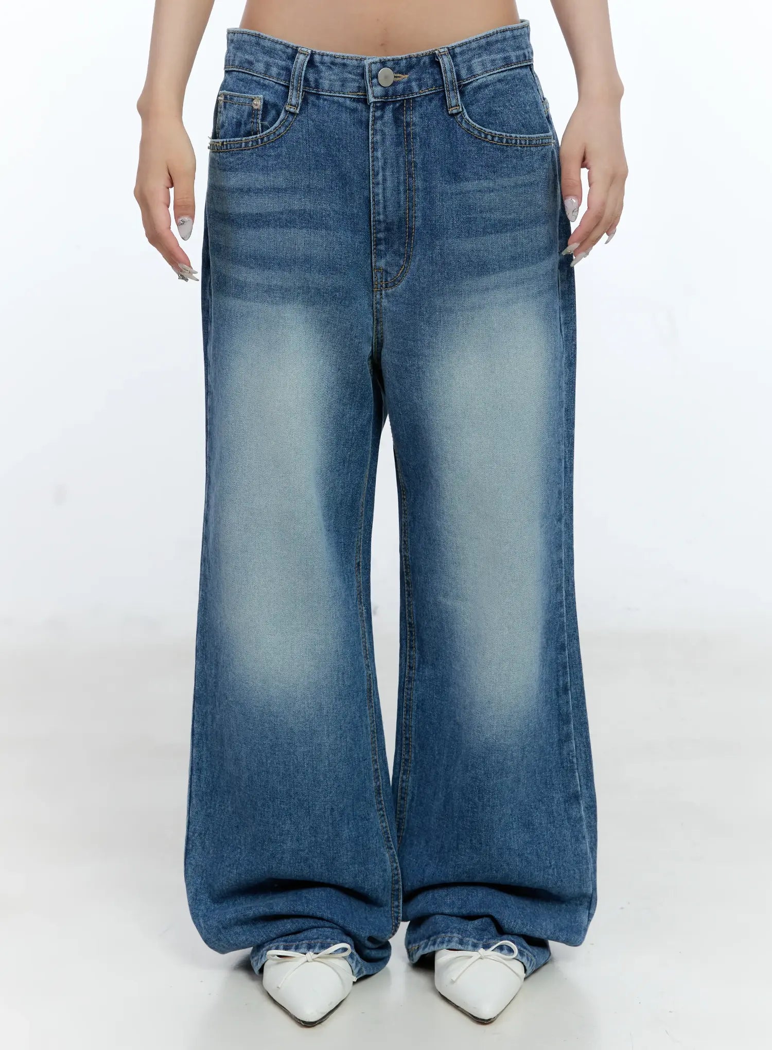 【BAON】Keynes Washing Denim Wide Pants BAON】Keynes Washing Denim Wide Pants 002_114e69e5-b8a6-41c4
