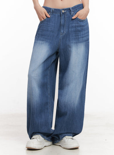 bibi-wide-leg-jeans-iy516 / Blue